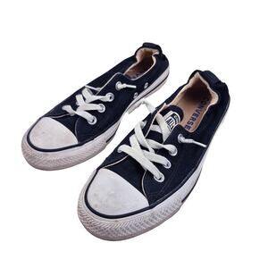 Converse Black Stretch Elastic Back Low Top Womens size 7.5